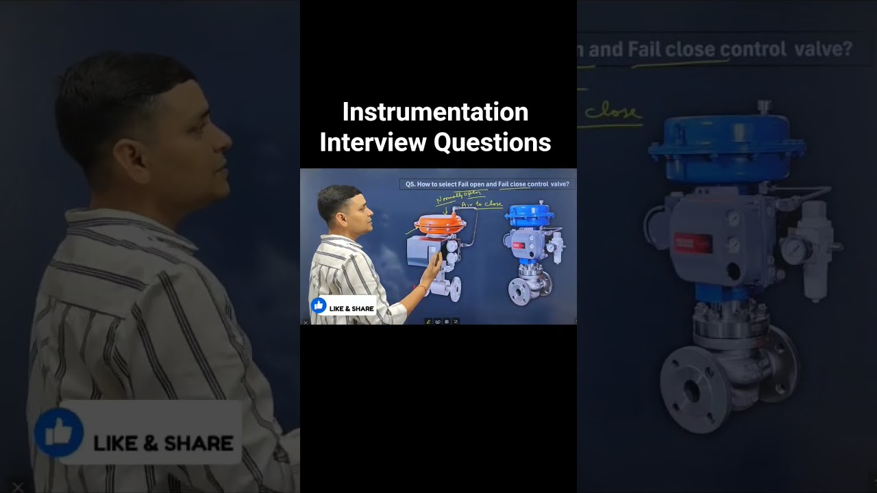 Instrumentation Interview Questions #plc #controlvalve
