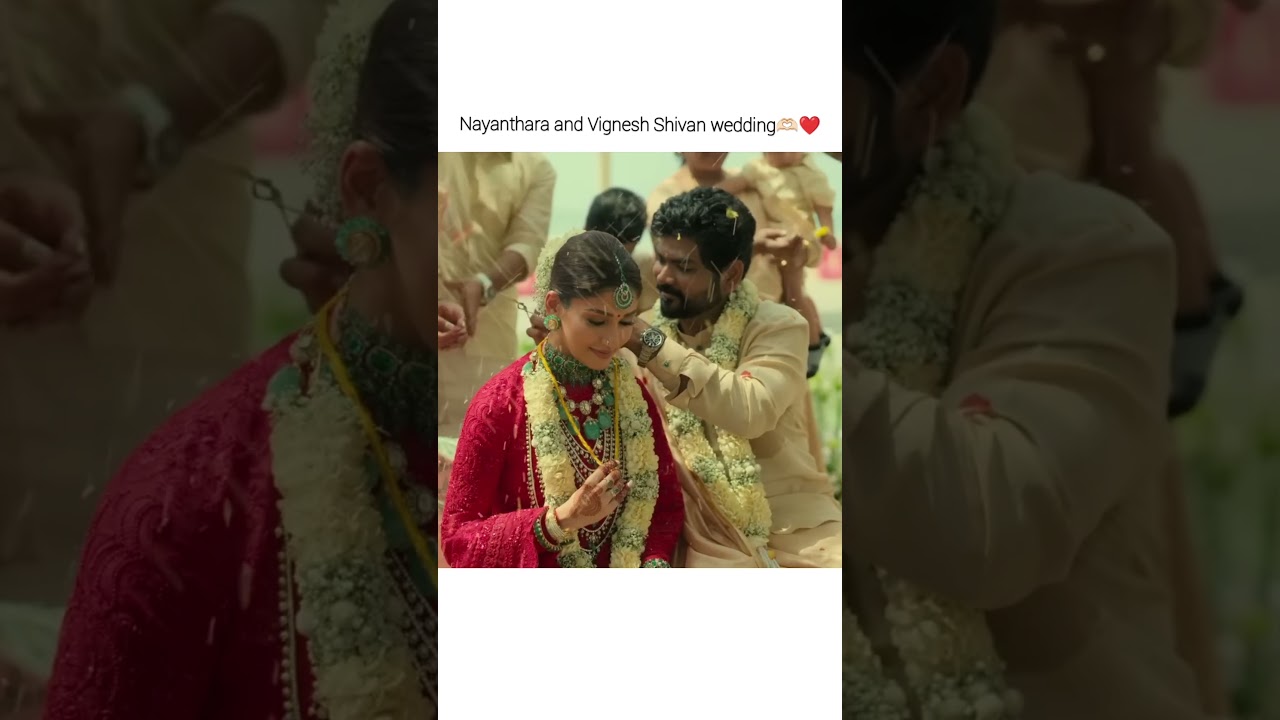 Nayanthara and Vignesh shivan wedding 🫶🏻😍 #ytshorts #wedding #shortsfeed #viral #shorts #trending