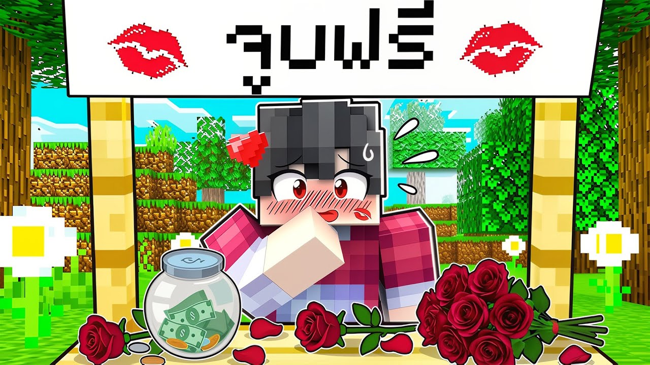 🏠เมืองหรรษา ตอน ดีซีโร่ทำงานจูบ 100 บาท | Minecraft สตอรี่