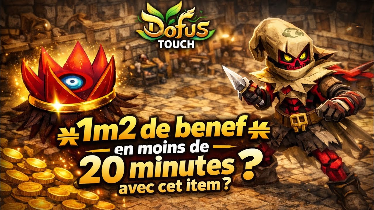 TUTO FM 2# ASTUCE KAMAS 1M2 EN MOINS DE 20 MINUTES DOFUS TOUCH