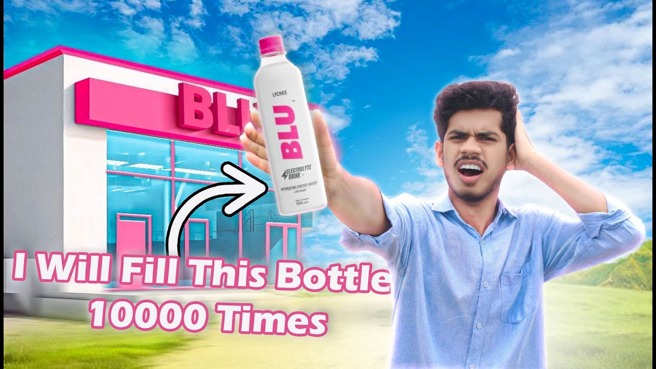 Blu Bottle কে ১০০০০ বার ফিলিপ করবো।  EBF BHAI CHALLENGE VIDEO 2024