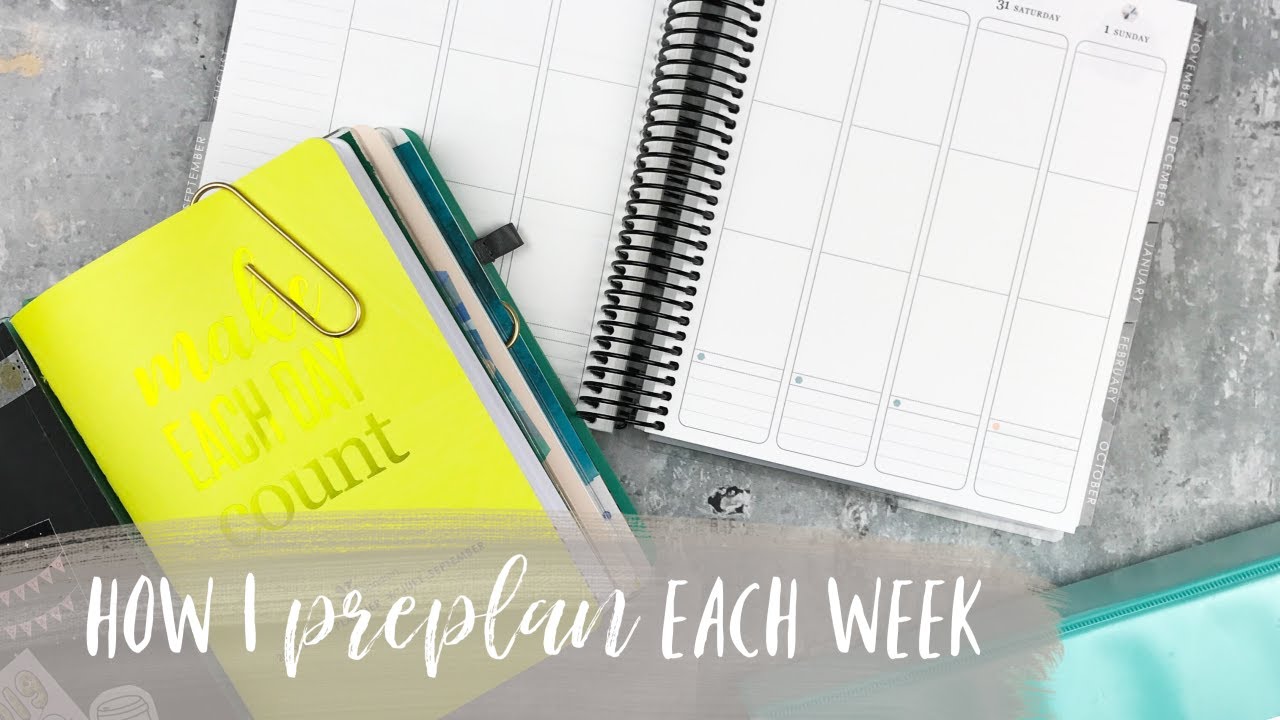HOW I PREPLAN EACH WEEK | updated for 2019 | tattooed teacher plans