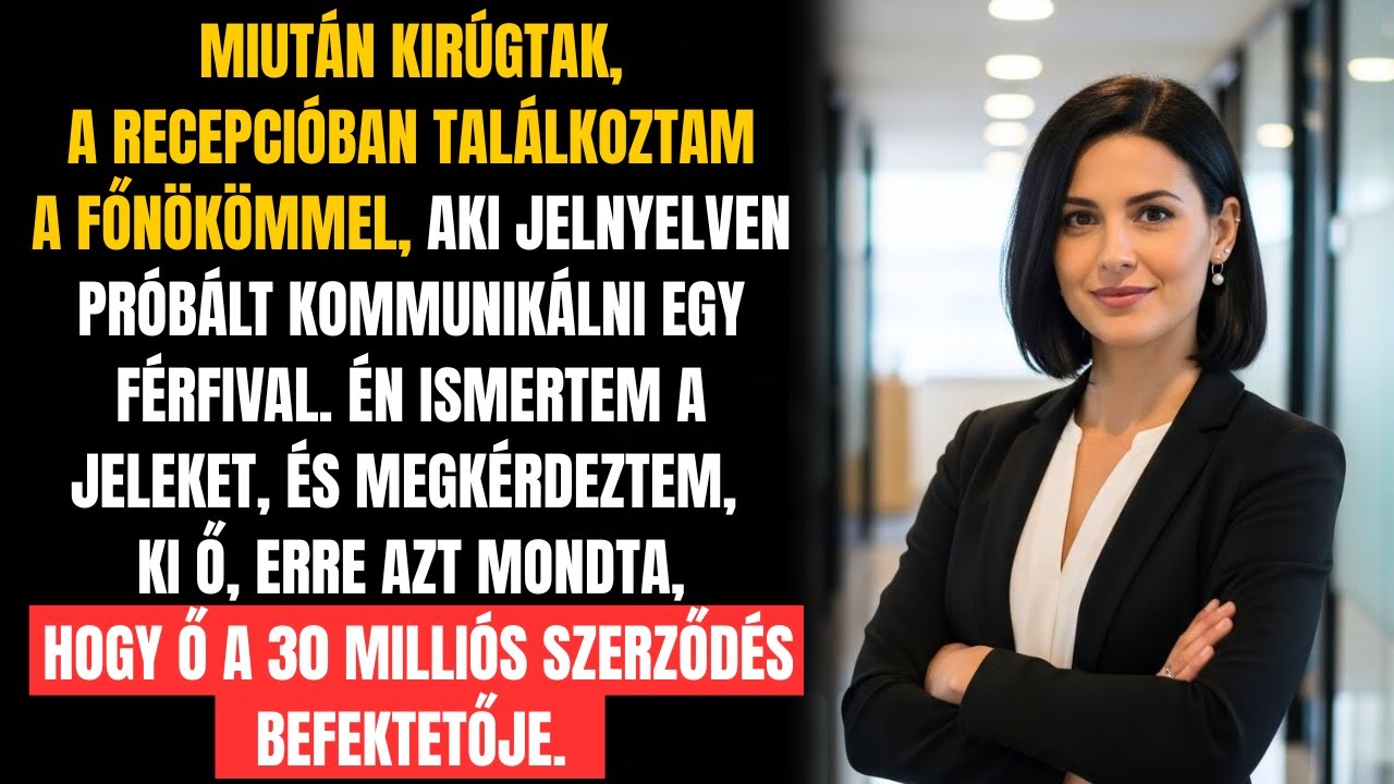 KIRÚGTAK… PÁR PERCCEL KÉSŐBB MEGMENTETTEM EGY 30 MILLIÓS SZERZŐDÉST