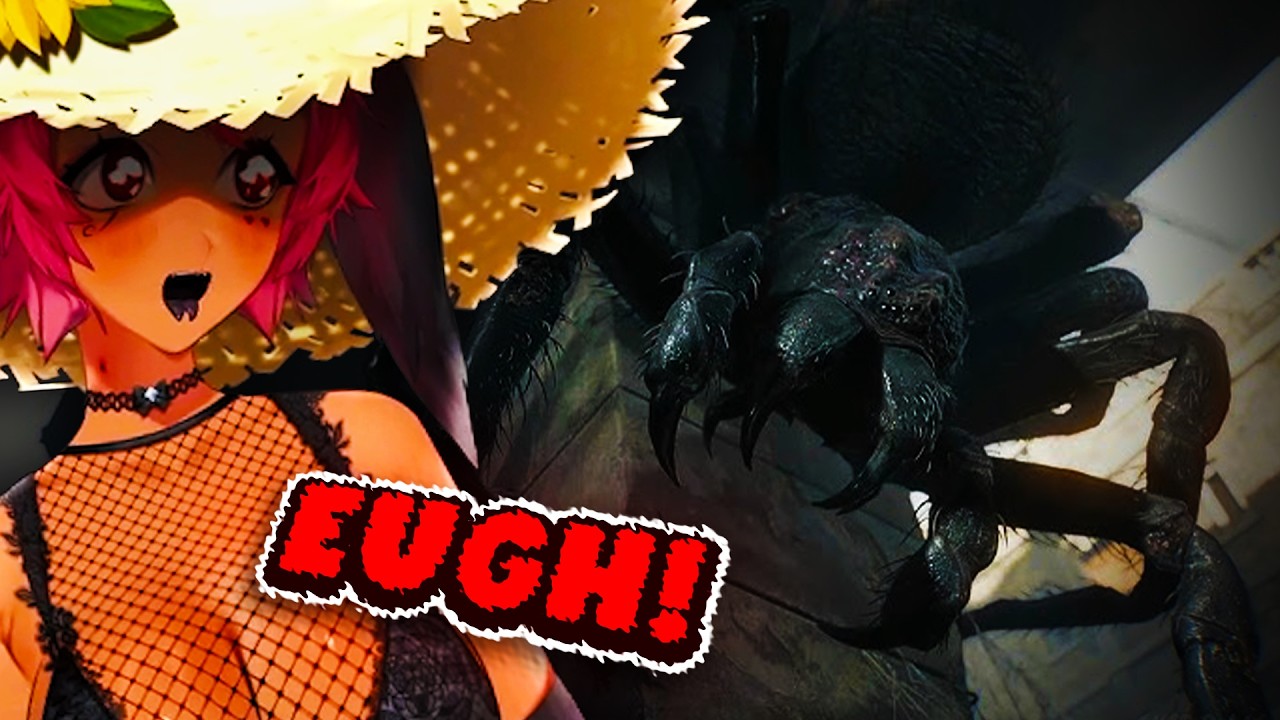 Most Arachnophobic VTuber vs The SPIDER in Resident Evil 9