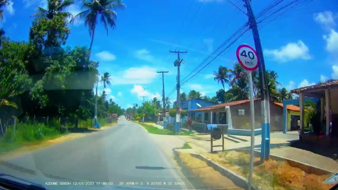 Da Praia da Lage em Porto de Perdas | at&eacute; Porto da Rua | visto em 4K