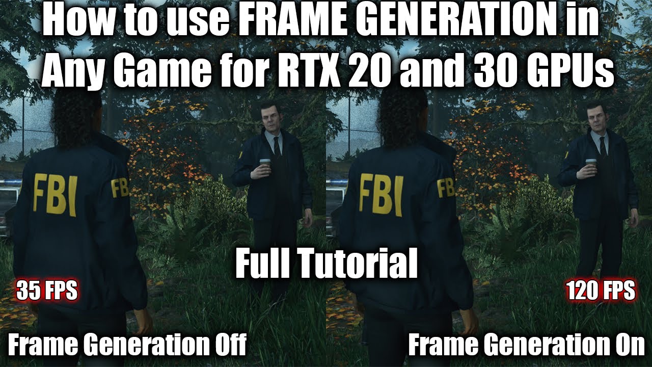 How to Use Frame Generation in any game for RTX 20 and 30 GPUs Tutorial