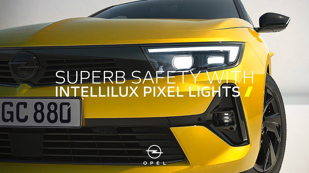 New Opel Astra: Superb Safety with IntelliLux Pixel Lights