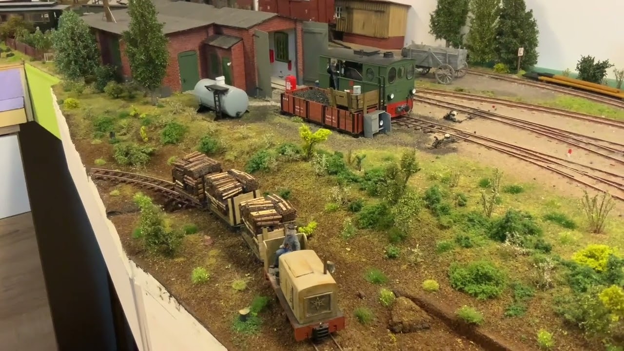 Mit der MINEX Dampflok unterwegs zwischen Witthus-Mole und Lüttlathen.
