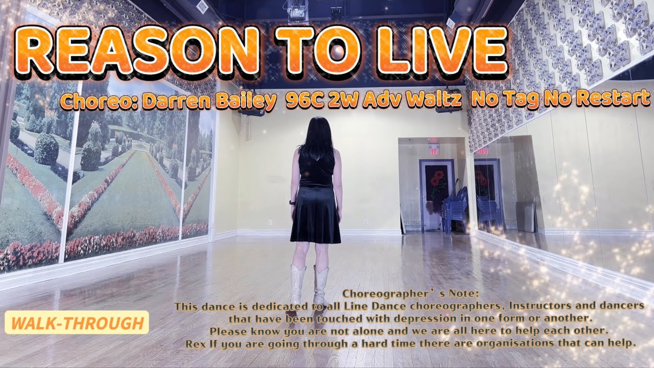 REASON TO LIVE Line Dance (WALK-THROUGH)