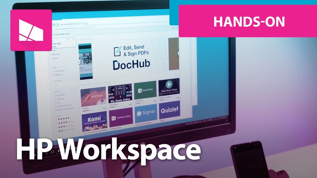 HP Elite x3 Workspace - Desktop apps on your phone!