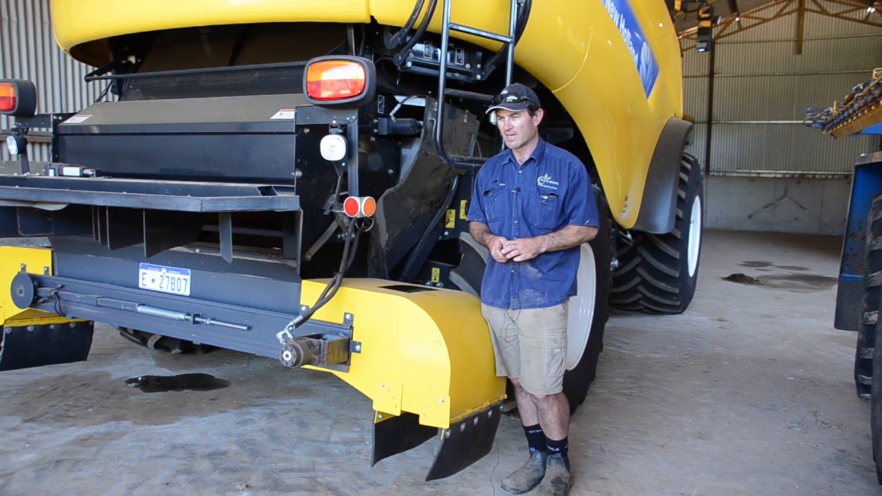 Over The Fence West: Chaff tramlining tackles weeds
