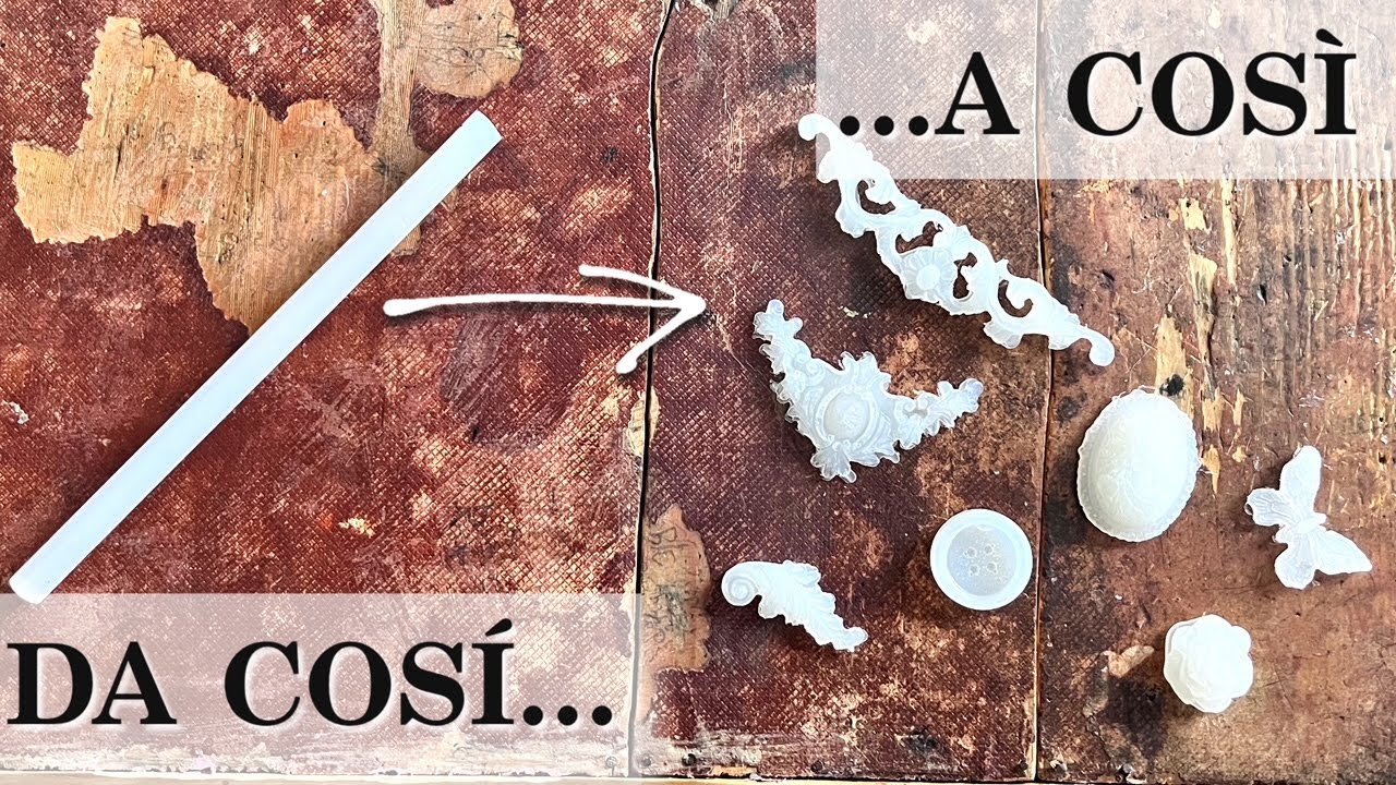 FREGI FACILISSIMI con la COLLA A CALDO! (Decorazione/ scrapbooking)Arte per Te