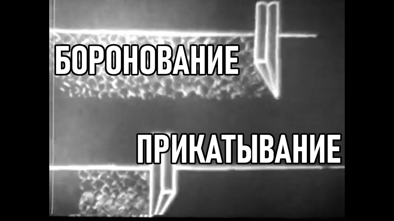 Боронование и прикатывание