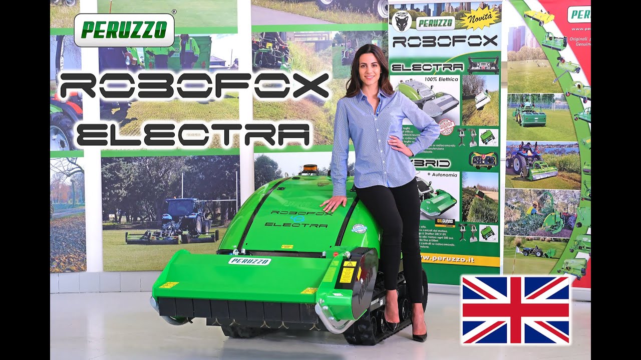 Electric Remote controle flail mower ROBOFOX ELECTRA by PERUZZO