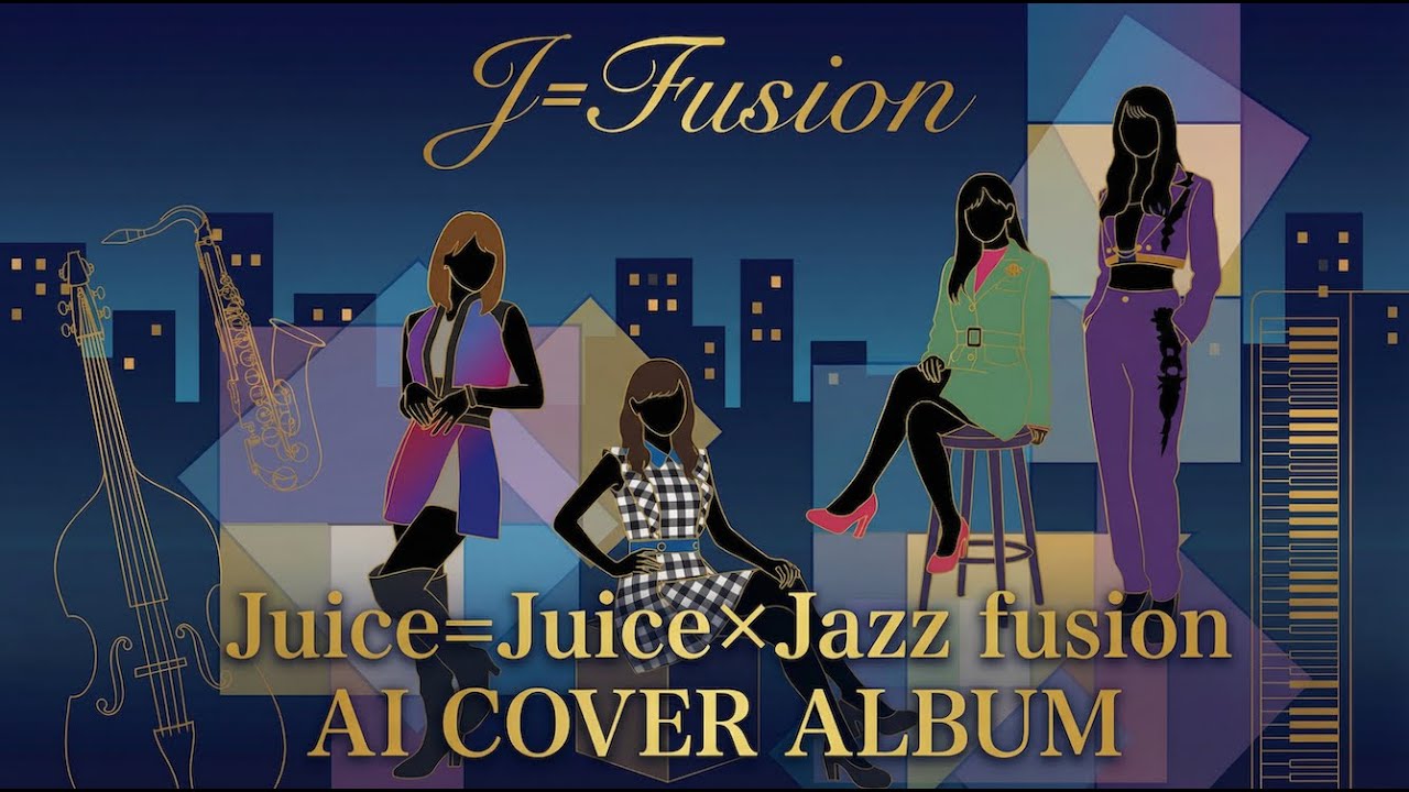 「J=Fusion」Juice=Juice×Jazz fusion AI Cover Album / Work & Driving Music