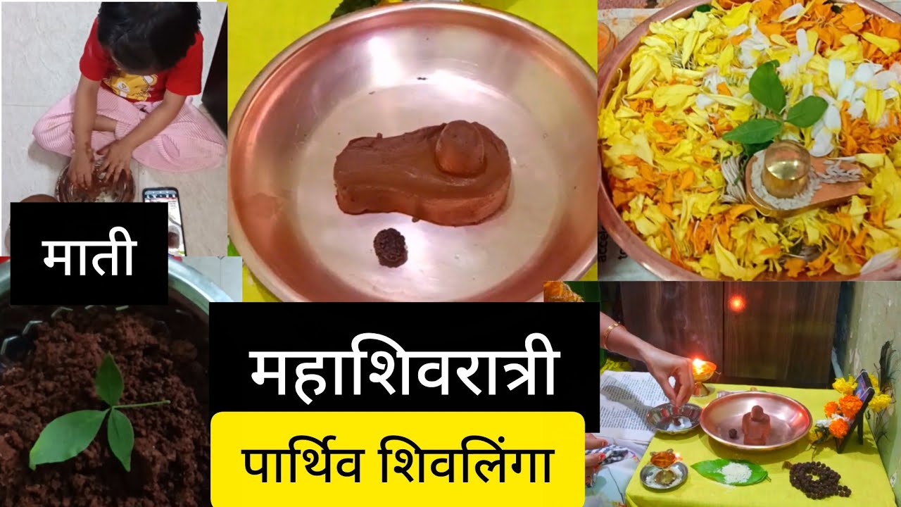 महाशिवरात्रिच्या दिवशी बनवले पार्थिव शिवलिंग स्वप्न झाल पूर्ण ☘️ 