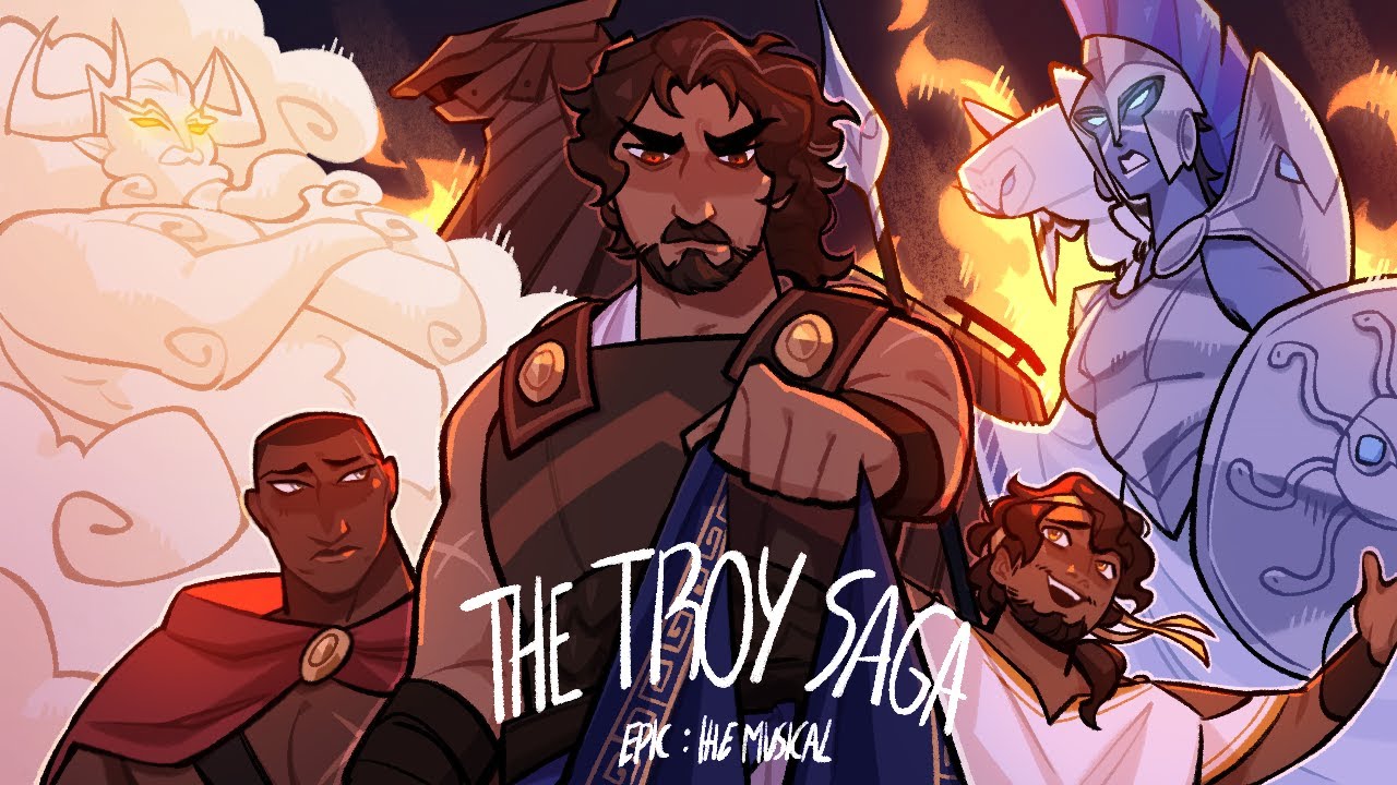 The Troy Saga | Full Saga animatic | EPIC: The Musical [with ENG/ESP subtitles]