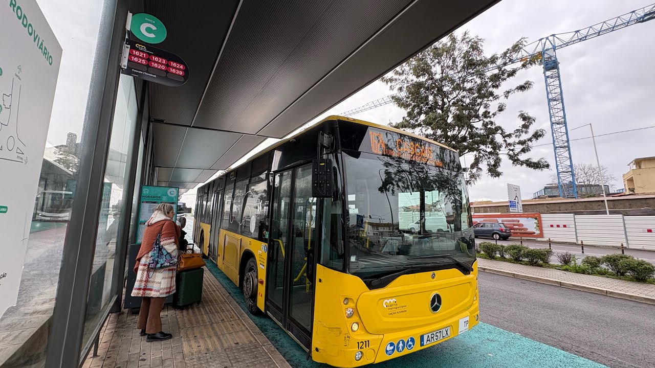 Portugal 198 Cascais - Bus No.1624 riding｜to Cape Roca 羅卡角