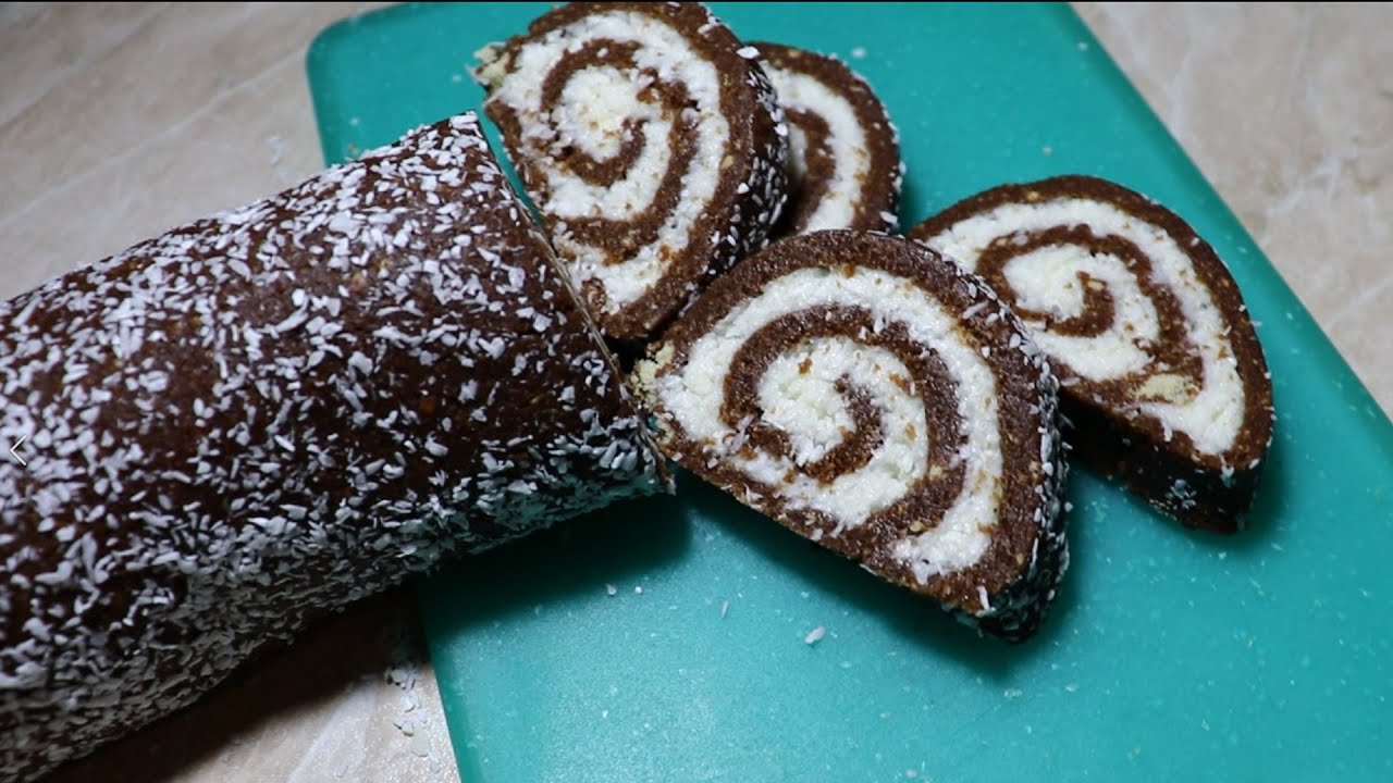 Rolat od kokosa i keksa - Brzo i ukusno