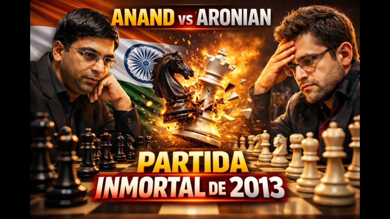 Vishy ANAND, 4 brillantes y 98% de precisión!! 🔝