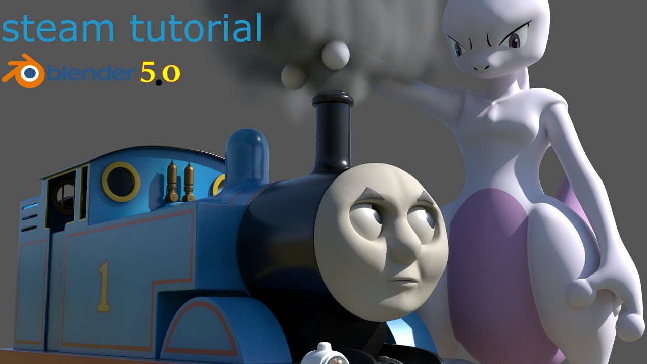 blender 5.0 steam effect tutorial for your Thomas animations