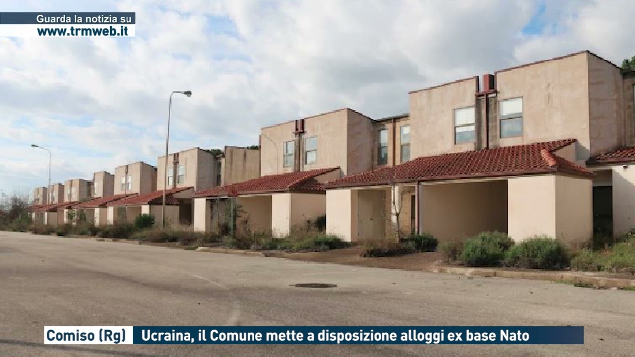 Comiso (Rg) - Ucraina, il Comune mette a disposizione alloggi ex base Nato