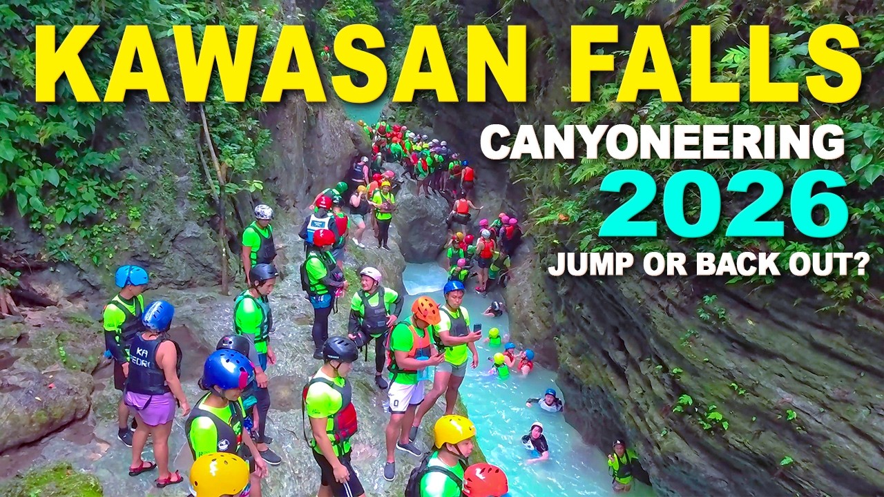 Kawasan Falls Canyoneering 🇵🇭 | The Most Physically Demanding Yet Unforgettable Experience in CEBU !