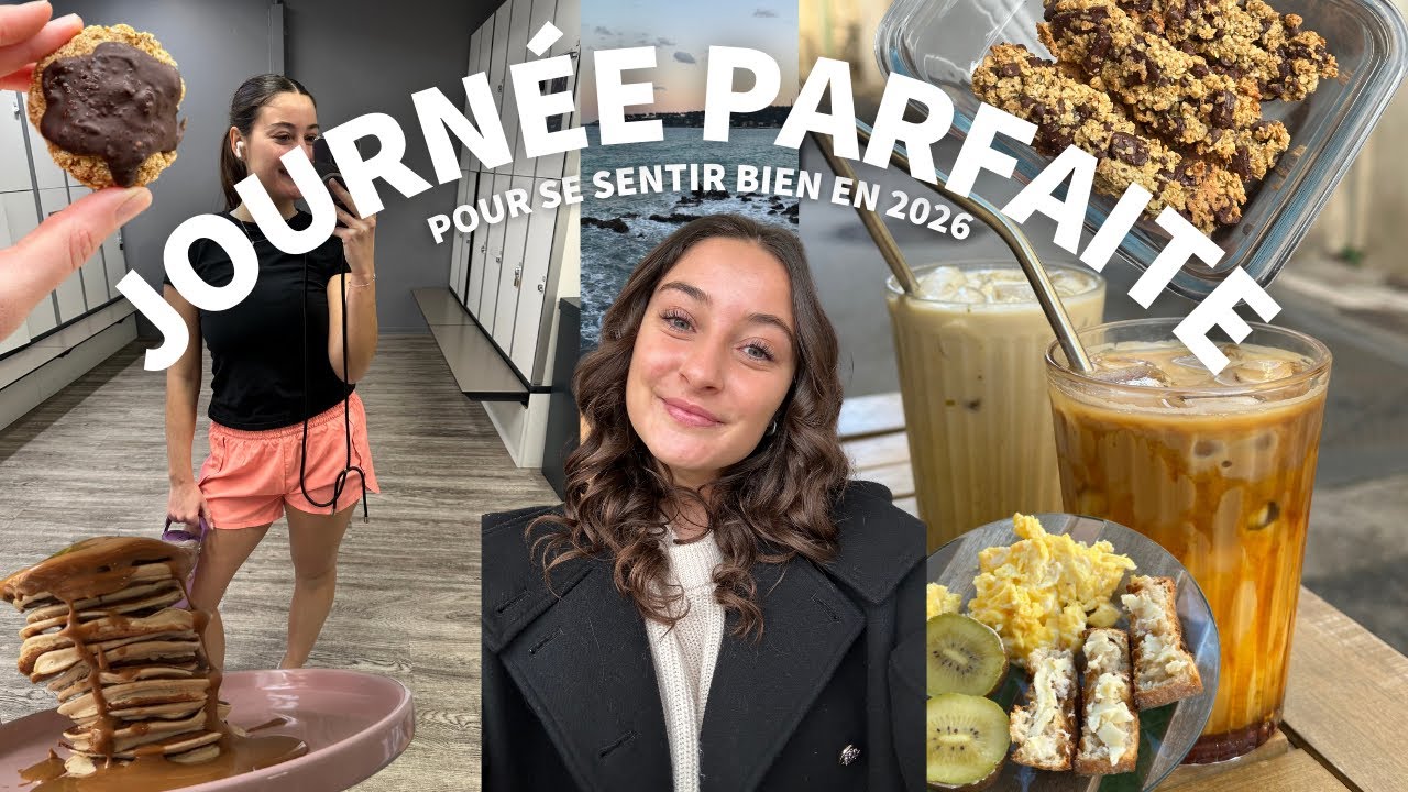 MA JOURNÉE PARFAIE : alimentation, sport, habitudes bien-être je vous partage mon quotidien ☀️