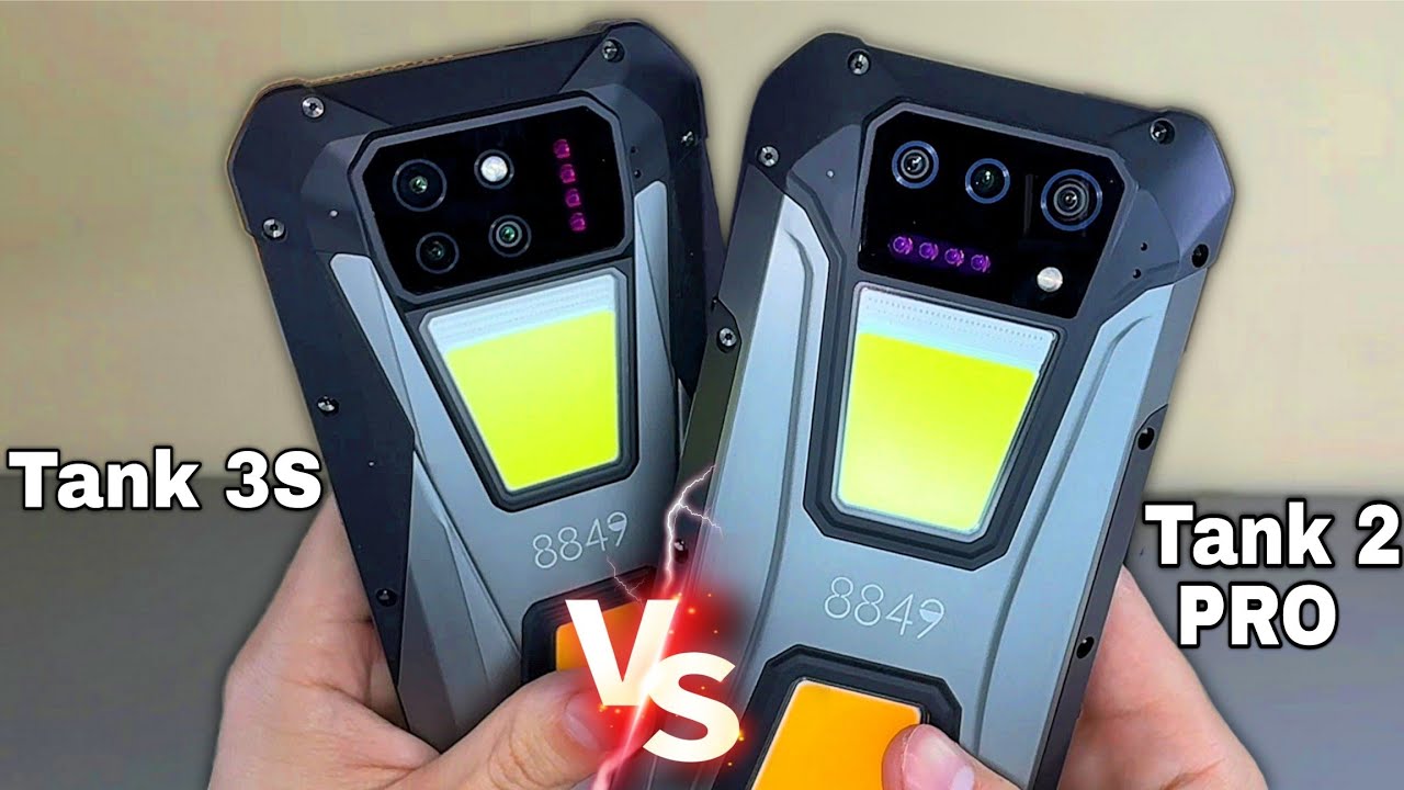¿Que Móvil indestructible Con PROYECTOR ES MEJOR? Tank 3S vs tank 2 PRO 8849 🤯🔥