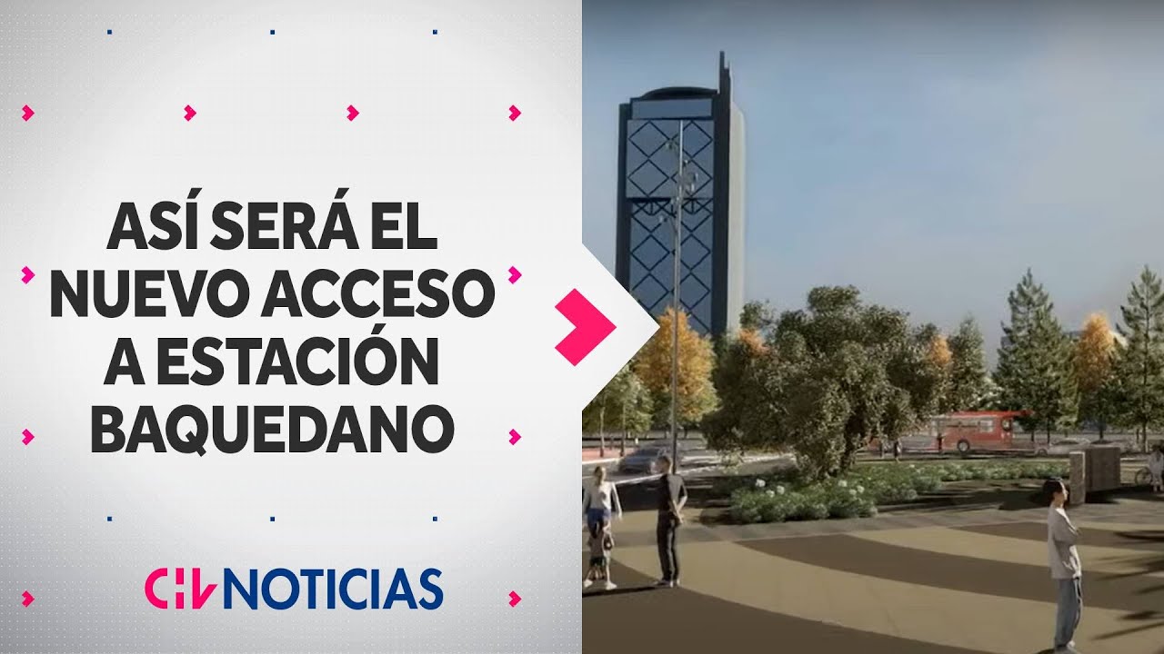 Así será el NUEVO ACCESO a la Estación Baquedano de Línea 7: Contará con cintas transportadoras
