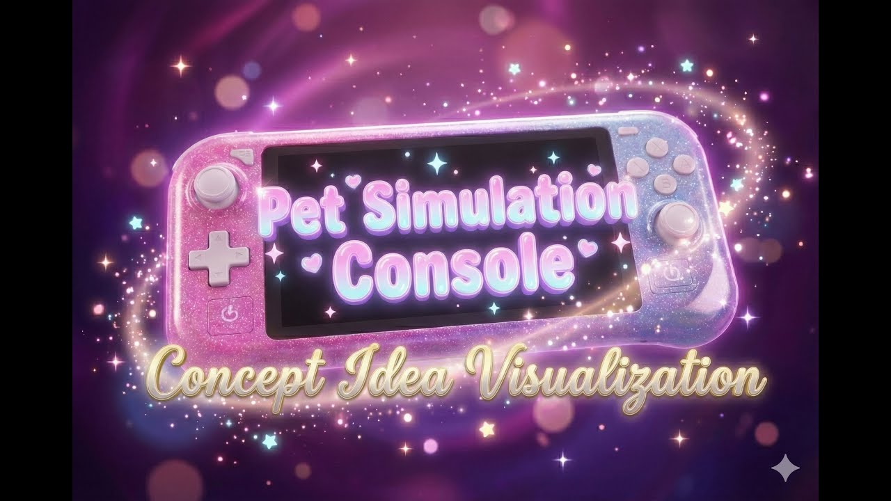 Pet Console Simulation - Concept Idea Visualization - Veo3 & Nano Banana Pro