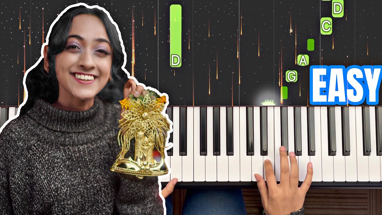 This Carol of the Bells Piano Tutorial is perfect for beginners!