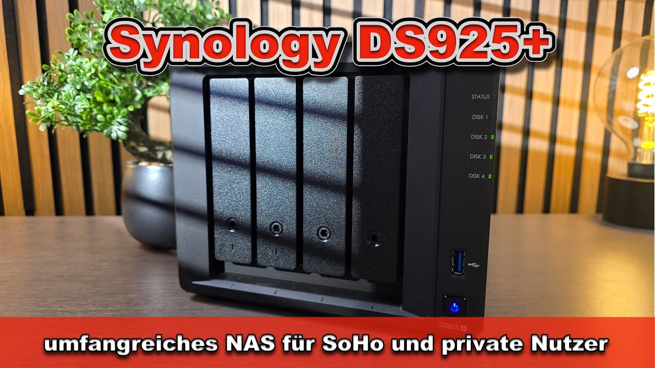 Synology DS925+ Test &ndash; Ryzen NAS / Server mit 2.5GbE und NVMe Cache f&uuml;r KMU / Freelancer und Co