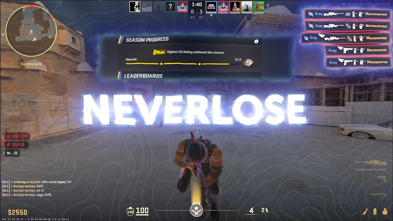 CS2 | PREMIER 5v5 HvH Highlights | ♛𝕕𝕠𝕟𝕥 𝕥𝕖𝕤𝕥 𝕞𝕖 . pls | ft.neverlose.cc