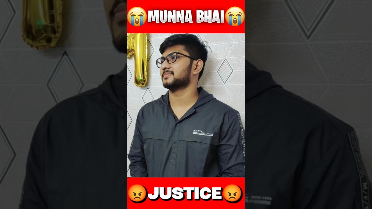 JUSTICE FOR MUNNA BHAI GAMING 🤔 | @Munnabhaigaming | #shorts #shortfeed #munnabhaigaming