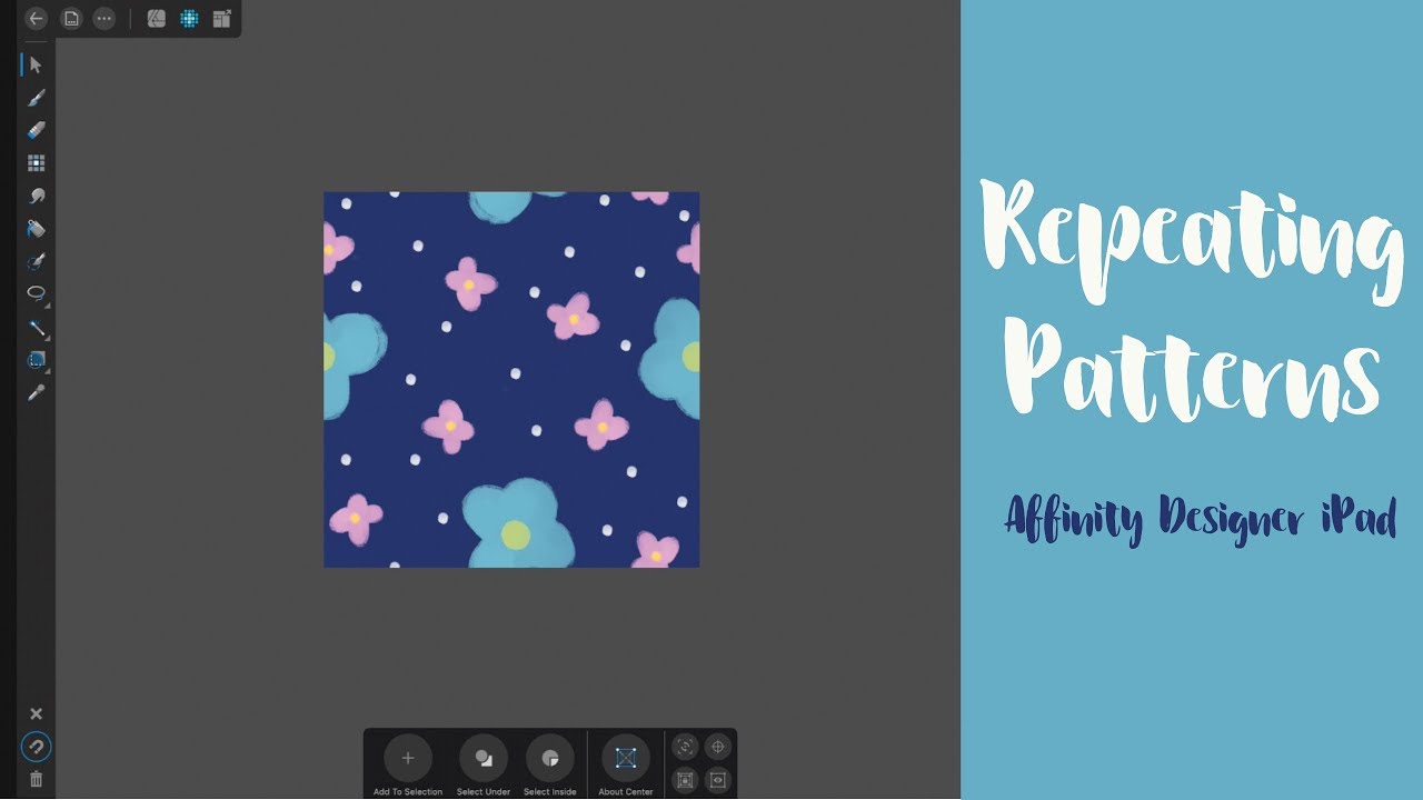 How To Create Repeating Patterns With Affinity Designer iPad