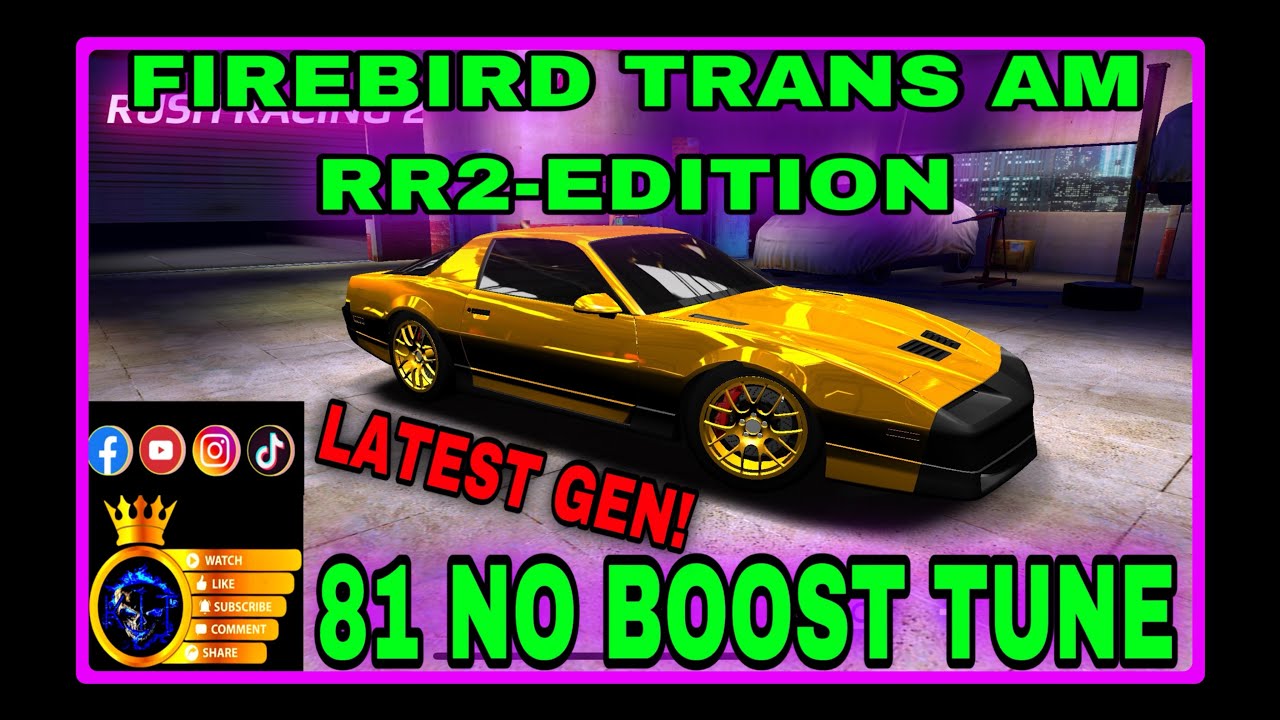 ❤️‍🔥1987 FIREBIRD TRANS AM LATEST GEN!❤️‍🔥 81 NO BOOST TUNE. RUSH RACING 2