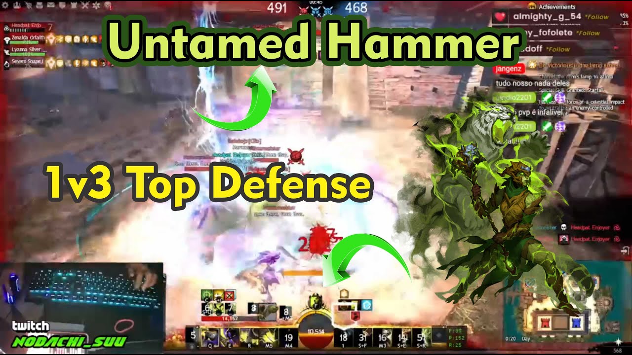 Ranger Untamed Bunker Hammer/Mace sPvP Ranked Platinum 1 - Guild Wars 2 PvP - Part 9