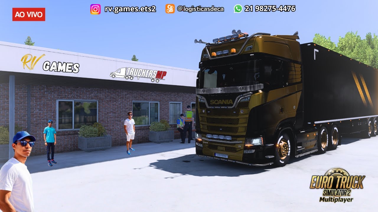 🔴Ao vivo 288 / #eurotrucksimulator2 l 🚚TruckersMP l para na Europa 🇪🇺