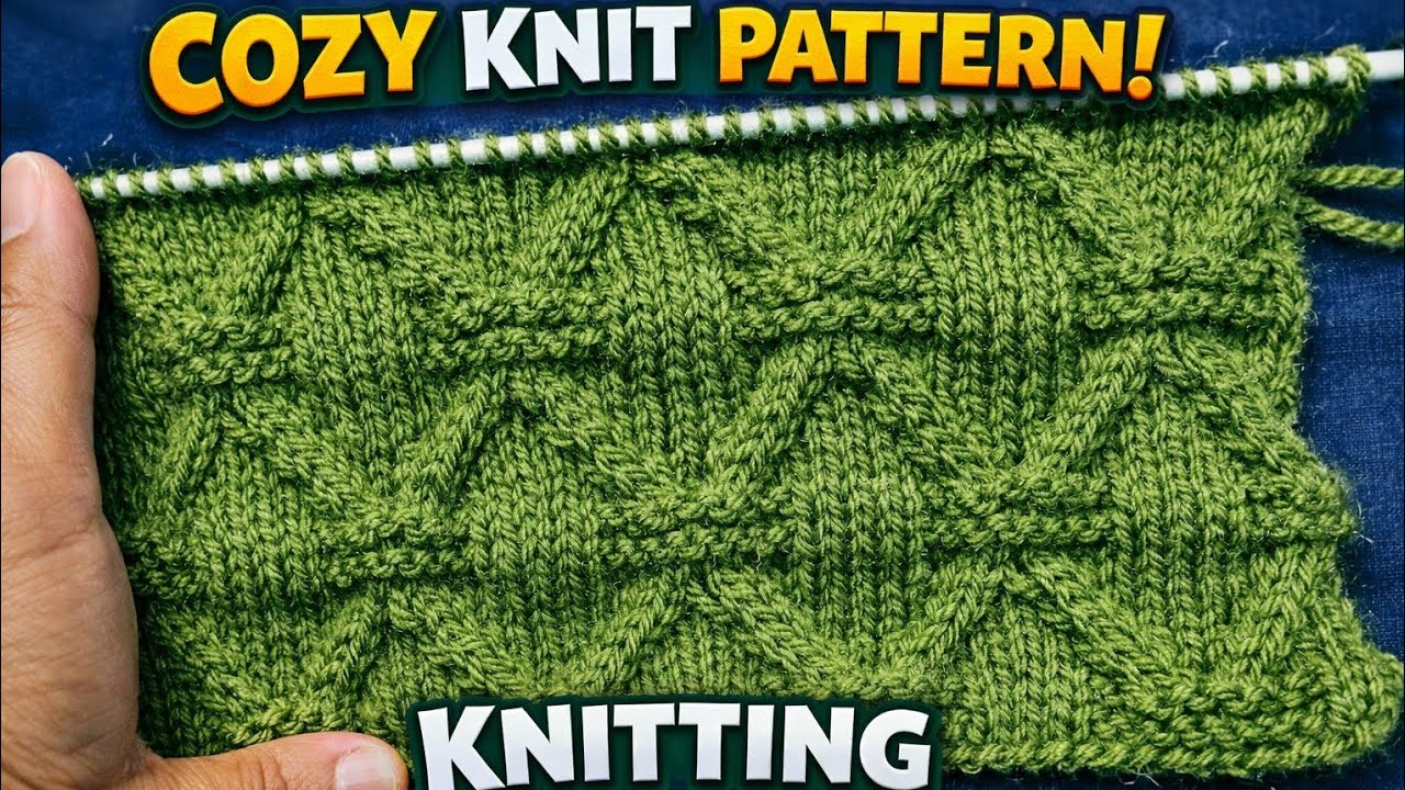 Ready-made jaisa Sweater ghar par banayein | Latest Diamond Knitting Pattern 2026