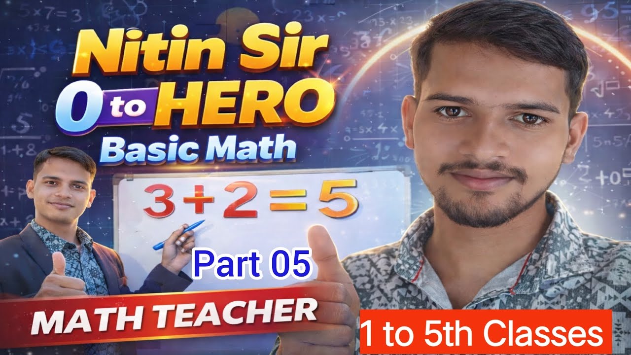 Addition for Kids | Class 1,2,3,4,5 | Basic Math | Part 05 #video #deepakvidyasetu #nitinsir #maths 