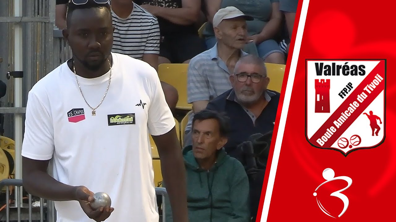 16e M. BRIAND vs F N’DIAYE : Supranational à pétanque de Valréas 2024