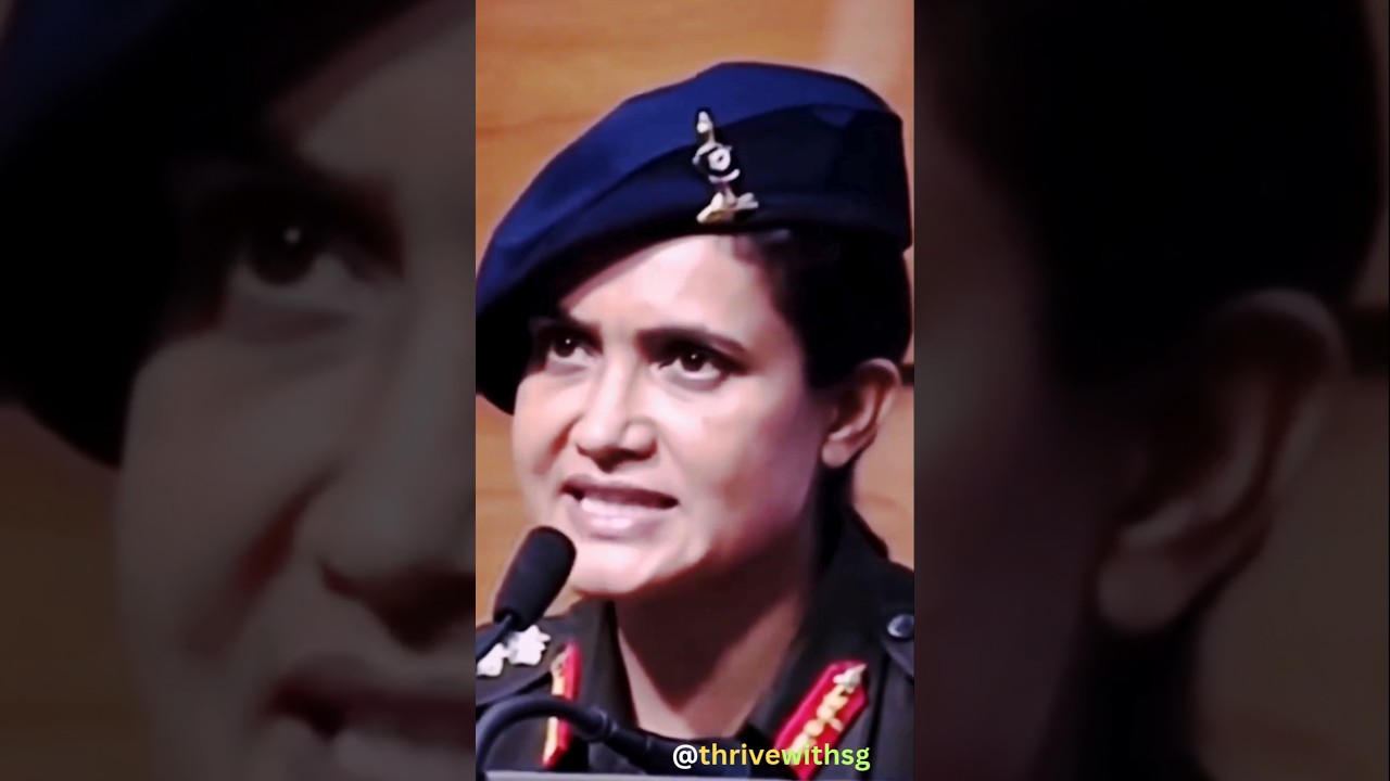 Col. Sophia Qureshi - 💪Powerful Speech 💯🇮🇳🇮🇳