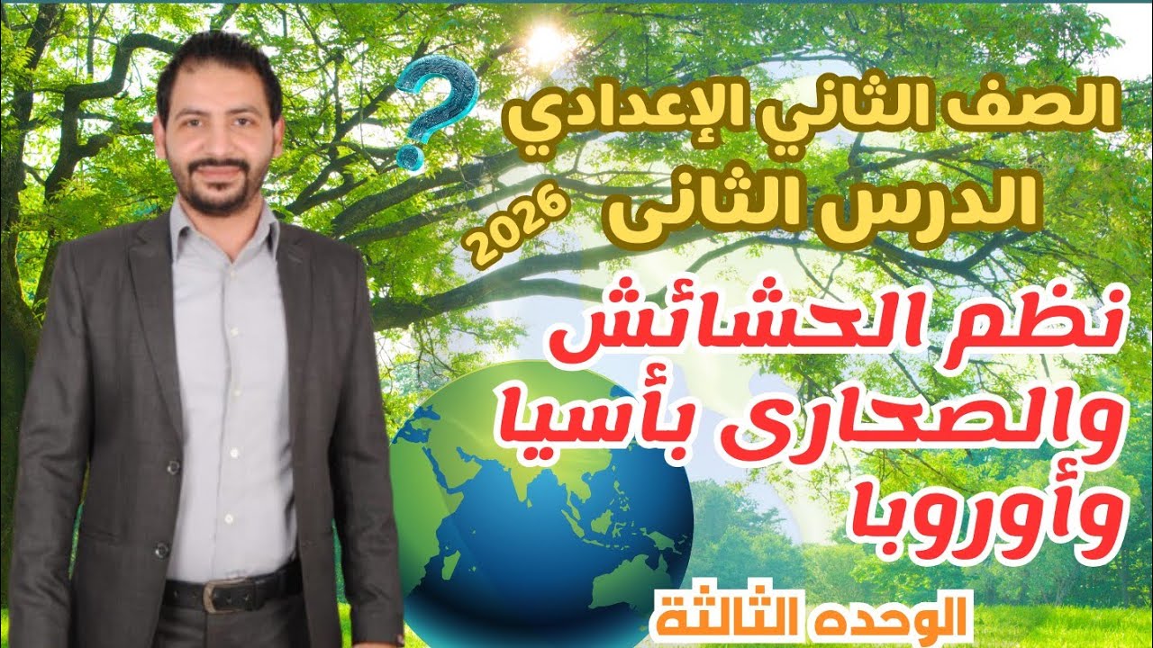 الدرس الثانى نظم الحشائش والصحارى فى أسيا وأوروبا