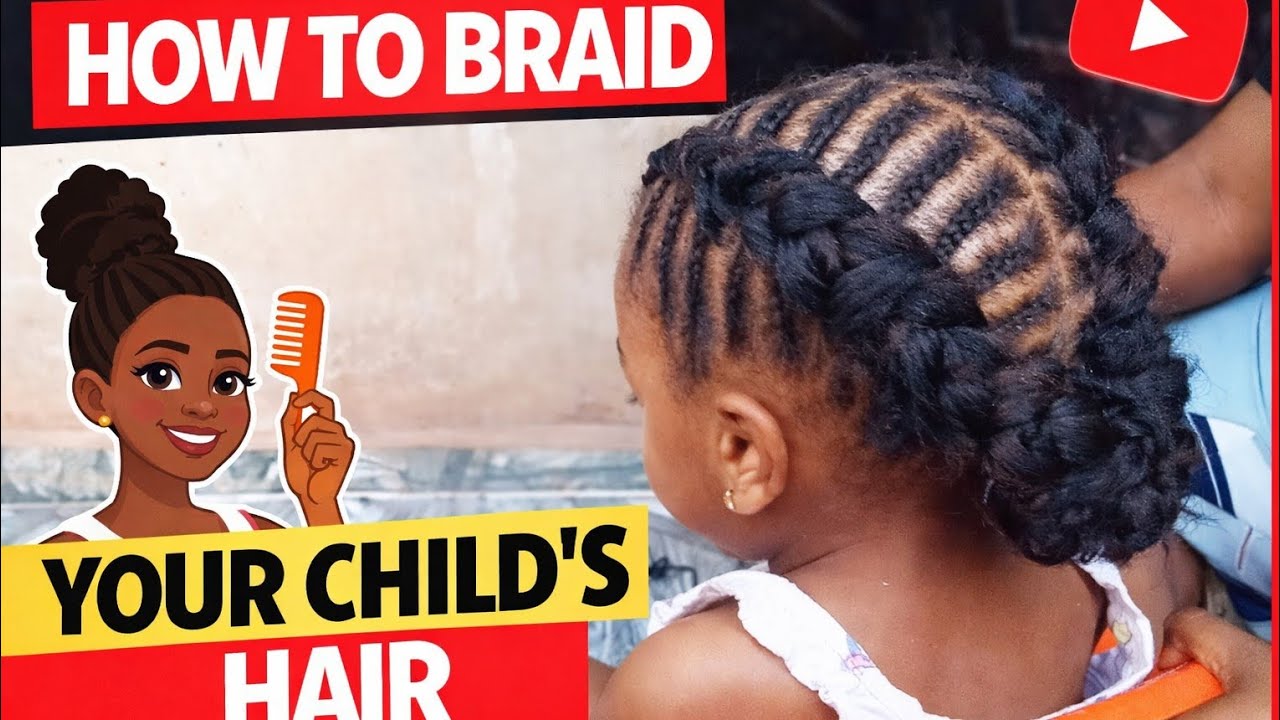 Little girl braided hairstyles with natural hair 