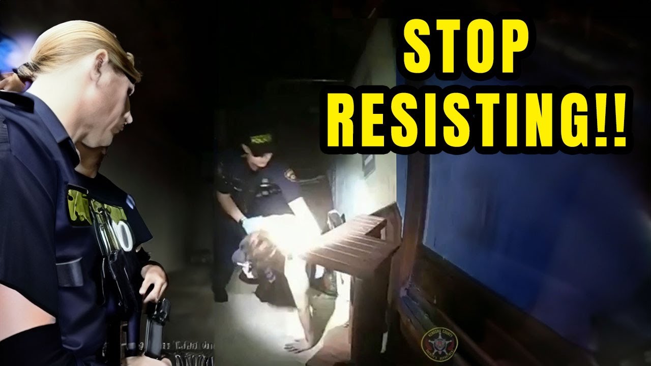 Police Bodycam Footage Shows High Speed Chase leads to Car Crash!