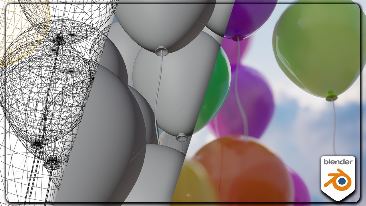 Realistic Balloons Render Tutorial [Blender 2.93]