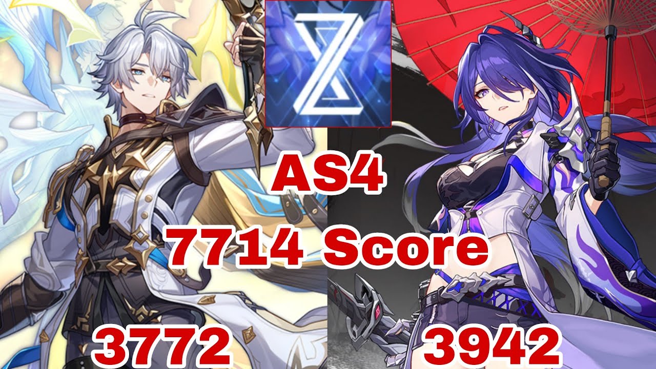 [ Honkai Star Rail ] Acheron & Phainon Apocalyptic Shadow 4 | Version 3.4 | 7714 Score