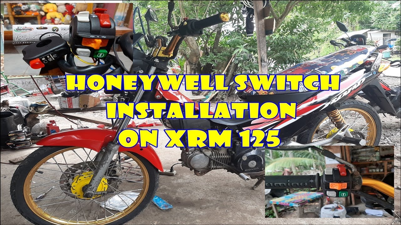 Honeywell switch installation on xrm 125