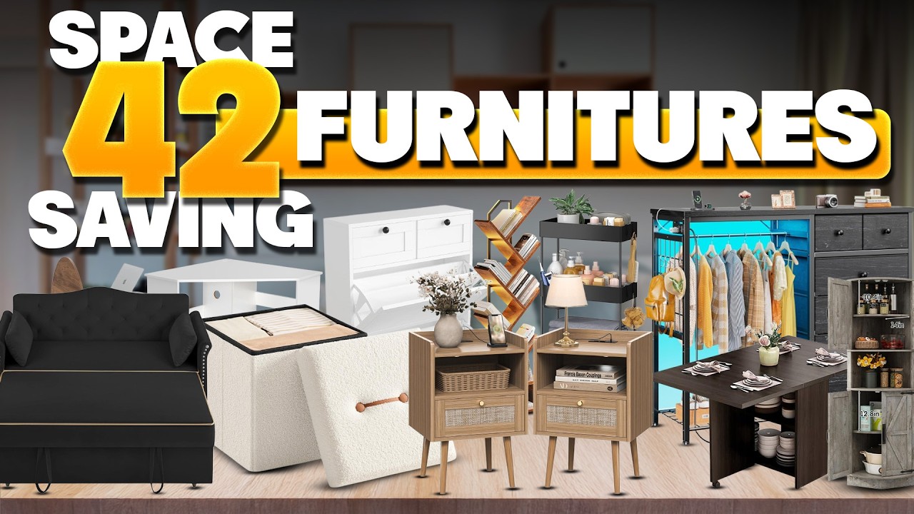42 Space-Saving Furniture on Amazon for Tiny Apartments in 2026
